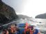 Zodiacs naviguant dans le fjord Angostura White