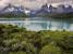 Magnifique vue du massif du Torres del Paine depuis le lac Pehoe